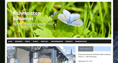 Desktop Screenshot of kuhmoistensanomat.fi